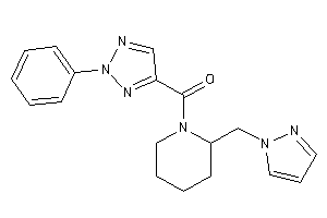 (2-phenyltriazol-4-yl)-[2-(pyrazol-1-ylmethyl)piperidino]methanone