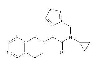 N-cyclopropyl-2-(6,8-dihydro-5H-pyrido[3,4-d]pyrimidin-7-yl)-N-(3-thenyl)acetamide