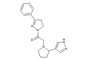 1-(3-phenyl-2-pyrazolin-1-yl)-2-[2-(1H-pyrazol-4-yl)pyrrolidino]ethanone