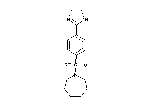 1-[4-(4H-1,2,4-triazol-3-yl)phenyl]sulfonylazepane