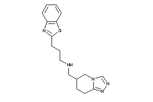 3-(1,3-benzoxazol-2-yl)propyl-(5,6,7,8-tetrahydro-[1,2,4]triazolo[4,3-a]pyridin-6-ylmethyl)amine