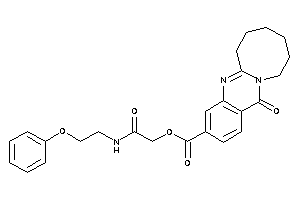 13-keto-6,7,8,9,10,11-hexahydroazocino[2,1-b]quinazoline-3-carboxylic Acid [2-keto-2-(2-phenoxyethylamino)ethyl] Ester