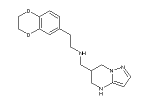 2-(2,3-dihydro-1,4-benzodioxin-6-yl)ethyl-(4,5,6,7-tetrahydropyrazolo[1,5-a]pyrimidin-6-ylmethyl)amine