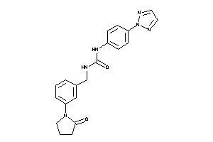 1-[3-(2-ketopyrrolidino)benzyl]-3-[4-(triazol-2-yl)phenyl]urea