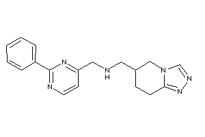 (2-phenylpyrimidin-4-yl)methyl-(5,6,7,8-tetrahydro-[1,2,4]triazolo[4,3-a]pyridin-6-ylmethyl)amine