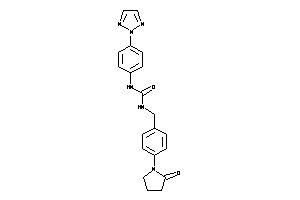 1-[4-(2-ketopyrrolidino)benzyl]-3-[4-(triazol-2-yl)phenyl]urea