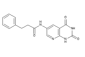 N-(2,4-diketo-1H-pyrido[2,3-d]pyrimidin-6-yl)-3-phenyl-propionamide