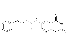 N-(2,4-diketo-1H-pyrido[2,3-d]pyrimidin-6-yl)-3-phenoxy-propionamide