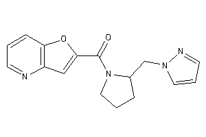 Furo[3,2-b]pyridin-2-yl-[2-(pyrazol-1-ylmethyl)pyrrolidino]methanone