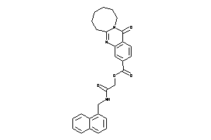 13-keto-6,7,8,9,10,11-hexahydroazocino[2,1-b]quinazoline-3-carboxylic Acid [2-keto-2-(1-naphthylmethylamino)ethyl] Ester