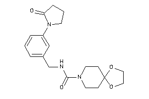 N-[3-(2-ketopyrrolidino)benzyl]-1,4-dioxa-8-azaspiro[4.5]decane-8-carboxamide