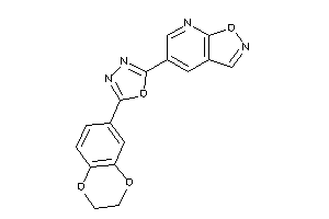 5-[5-(2,3-dihydro-1,4-benzodioxin-7-yl)-1,3,4-oxadiazol-2-yl]isoxazolo[5,4-b]pyridine