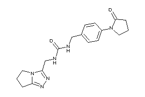 1-(6,7-dihydro-5H-pyrrolo[2,1-c][1,2,4]triazol-3-ylmethyl)-3-[4-(2-ketopyrrolidino)benzyl]urea