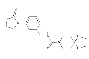 N-[3-(2-ketooxazolidin-3-yl)benzyl]-1,4-dioxa-8-azaspiro[4.5]decane-8-carboxamide