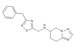 (3-benzyl-1,2,4-oxadiazol-5-yl)methyl-(5,6,7,8-tetrahydro-[1,2,4]triazolo[1,5-a]pyridin-6-yl)amine