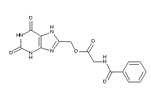 2-benzamidoacetic Acid (2,6-diketo-3,7-dihydropurin-8-yl)methyl Ester