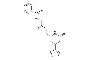 2-benzamidoacetic Acid [4-(2-furyl)-2-keto-3,4-dihydro-1H-pyrimidin-6-yl]methyl Ester