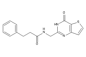 N-[(4-keto-3H-thieno[3,2-d]pyrimidin-2-yl)methyl]-3-phenyl-propionamide