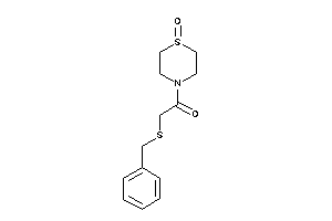 Image of 2-(benzylthio)-1-(1-keto-1,4-thiazinan-4-yl)ethanone