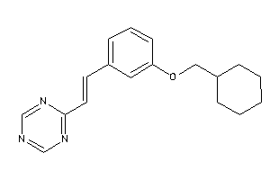 2-[2-[3-(cyclohexylmethoxy)phenyl]vinyl]-s-triazine