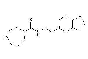 N-[2-(6,7-dihydro-4H-thieno[3,2-c]pyridin-5-yl)ethyl]-1,4-diazepane-1-carboxamide