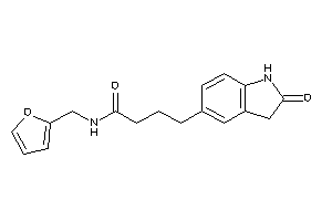 N-(2-furfuryl)-4-(2-ketoindolin-5-yl)butyramide