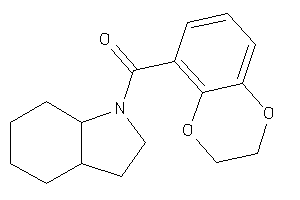 2,3,3a,4,5,6,7,7a-octahydroindol-1-yl(2,3-dihydro-1,4-benzodioxin-5-yl)methanone