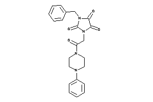 1-benzyl-3-[2-keto-2-(4-phenylpiperazino)ethyl]imidazolidine-2,4,5-trione