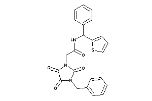 2-(3-benzyl-2,4,5-triketo-imidazolidin-1-yl)-N-[phenyl(2-thienyl)methyl]acetamide