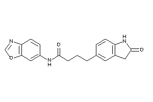 N-(1,3-benzoxazol-6-yl)-4-(2-ketoindolin-5-yl)butyramide