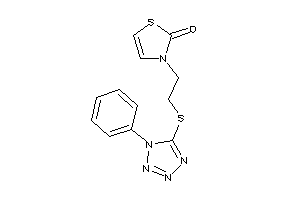 3-[2-[(1-phenyltetrazol-5-yl)thio]ethyl]-4-thiazolin-2-one