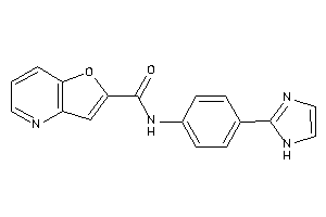 N-[4-(1H-imidazol-2-yl)phenyl]furo[3,2-b]pyridine-2-carboxamide