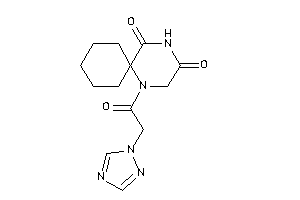 1-[2-(1,2,4-triazol-1-yl)acetyl]-1,4-diazaspiro[5.5]undecane-3,5-quinone