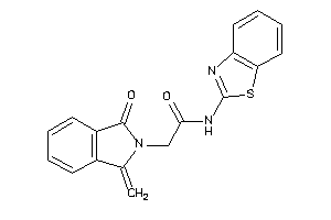 N-(1,3-benzothiazol-2-yl)-2-(1-keto-3-methylene-isoindolin-2-yl)acetamide