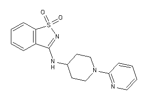 (1,1-diketo-1,2-benzothiazol-3-yl)-[1-(2-pyridyl)-4-piperidyl]amine