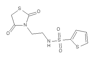 N-[2-(2,4-diketothiazolidin-3-yl)ethyl]thiophene-2-sulfonamide