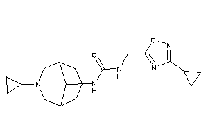 1-(7-cyclopropyl-7-azabicyclo[3.3.1]nonan-9-yl)-3-[(3-cyclopropyl-1,2,4-oxadiazol-5-yl)methyl]urea