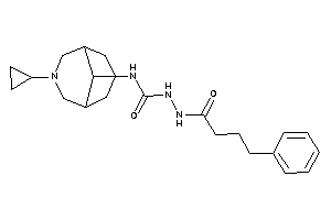 Image of 1-(7-cyclopropyl-7-azabicyclo[3.3.1]nonan-9-yl)-3-(4-phenylbutanoylamino)urea