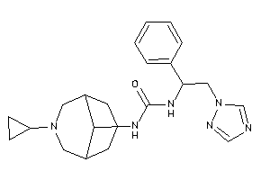 1-(7-cyclopropyl-7-azabicyclo[3.3.1]nonan-9-yl)-3-[1-phenyl-2-(1,2,4-triazol-1-yl)ethyl]urea