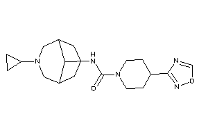 N-(7-cyclopropyl-7-azabicyclo[3.3.1]nonan-9-yl)-4-(1,2,4-oxadiazol-3-yl)piperidine-1-carboxamide