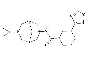 N-(7-cyclopropyl-7-azabicyclo[3.3.1]nonan-9-yl)-3-(1,2,4-oxadiazol-3-yl)piperidine-1-carboxamide