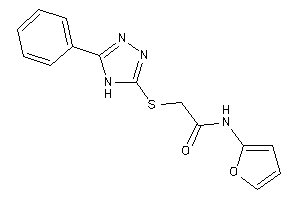 N-(2-furyl)-2-[(5-phenyl-4H-1,2,4-triazol-3-yl)thio]acetamide