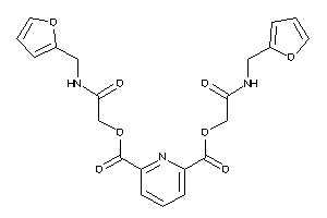 Pyridine-2,6-dicarboxylic Acid Bis[2-(2-furfurylamino)-2-keto-ethyl] Ester