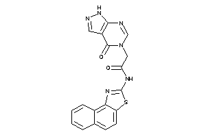 N-benzo[e][1,3]benzothiazol-2-yl-2-(4-keto-1H-pyrazolo[3,4-d]pyrimidin-5-yl)acetamide