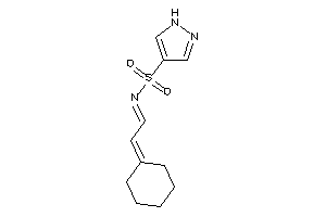 N-(2-cyclohexylideneethylidene)-1H-pyrazole-4-sulfonamide