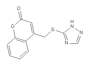 Image of 4-[(1H-1,2,4-triazol-5-ylthio)methyl]coumarin