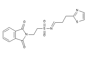 2-phthalimido-N-(3-thiazol-2-ylpropylidene)ethanesulfonamide