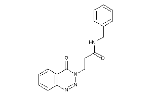 N-benzyl-3-(4-keto-1,2,3-benzotriazin-3-yl)propionamide