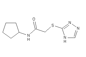 N-cyclopentyl-2-(4H-1,2,4-triazol-3-ylthio)acetamide