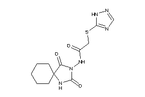 N-(2,4-diketo-1,3-diazaspiro[4.5]decan-3-yl)-2-(1H-1,2,4-triazol-5-ylthio)acetamide